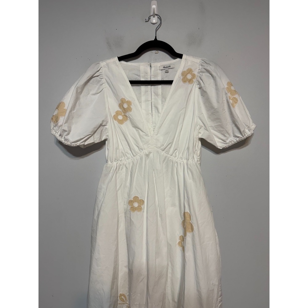 Madewell Annamarie Floral Patchwork Dress Women Size 2 Puff Sleeve Coquette - Picture 5 of 8